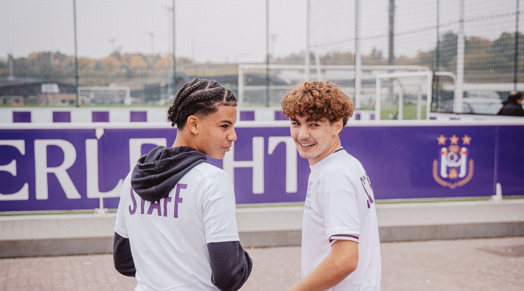 Two youngsters that received job opportunities thanks to the Squad programme